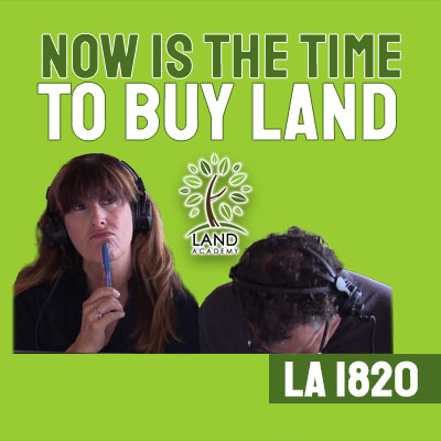 wp Now is the Time to Buy Land LA 1820