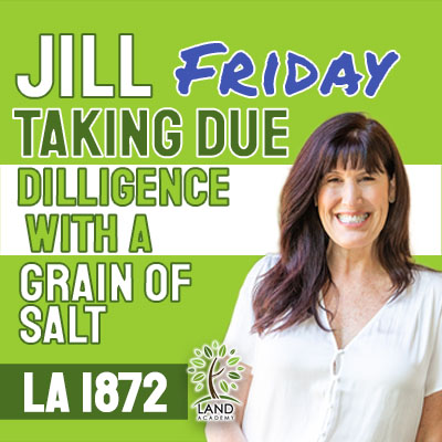 WP Jill Friday Taking Due Diligence with a Grain of Salt LA 1872
