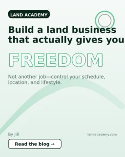 Freedom isn’t just “more money.” It’s control of your time, your schedule, and where you live. 

I wrote a new blog that breaks down how to build a land business that supports that kind of life - including the self-discipline piece most people don’t want to talk about. 

Comment LAND and I’ll DM it to you. 

#LandInvesting #RealEstateInvestor #PassiveIncome #LandForSale #RealEstateGoals #LandDeals #InvestInLand #LandFlipping #RealEstateSuccess #PropertyInvesting #LandInvestors #RealEstateTips #LandLife #RealEstateWealth #LandOpportunity #BuyLand #RealEstateJourney #FlippingLand #InvestmentProperty #BuildWealth #PassiveIncome #InvestorLife #OffMarketDeals
