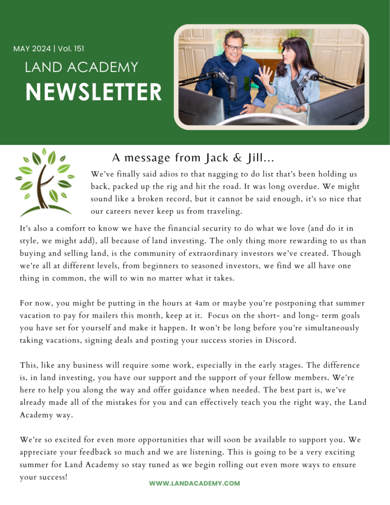 May 2024 Newsletter