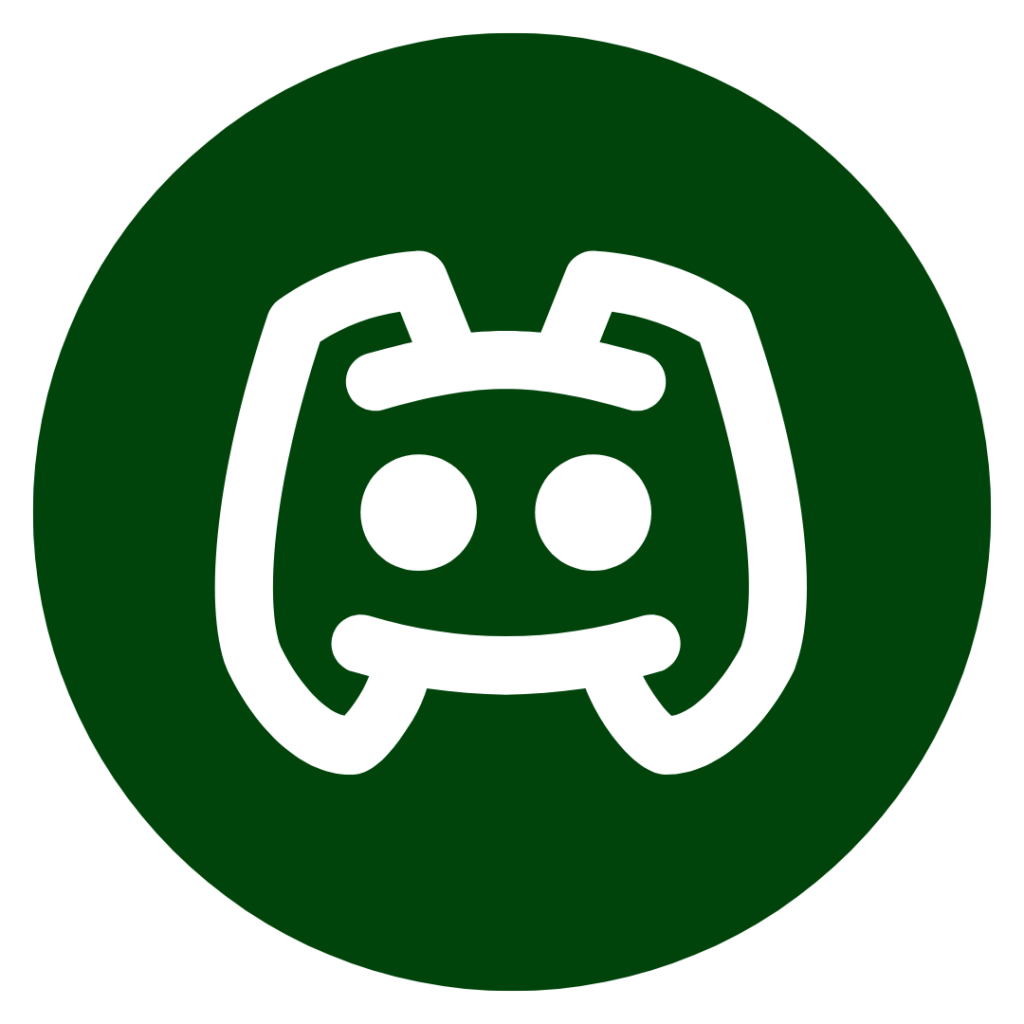 Green discord logo