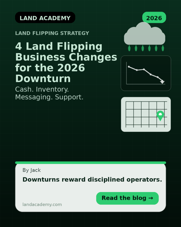 land academy downturn 2026 social v3 regen